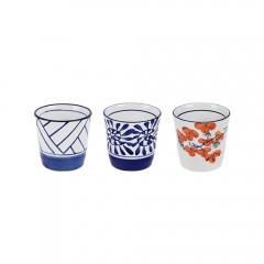 VIP 사선각컵,빙글각컵,빨간꽃각컵