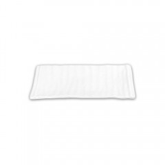 미색 주름직사각접시(大)