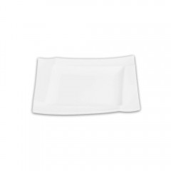 미색 파도정사각접시(9인치~14인치)