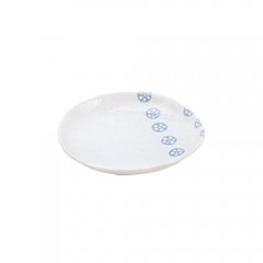 일제 청색연근 앞접시, 청색연근 원접시