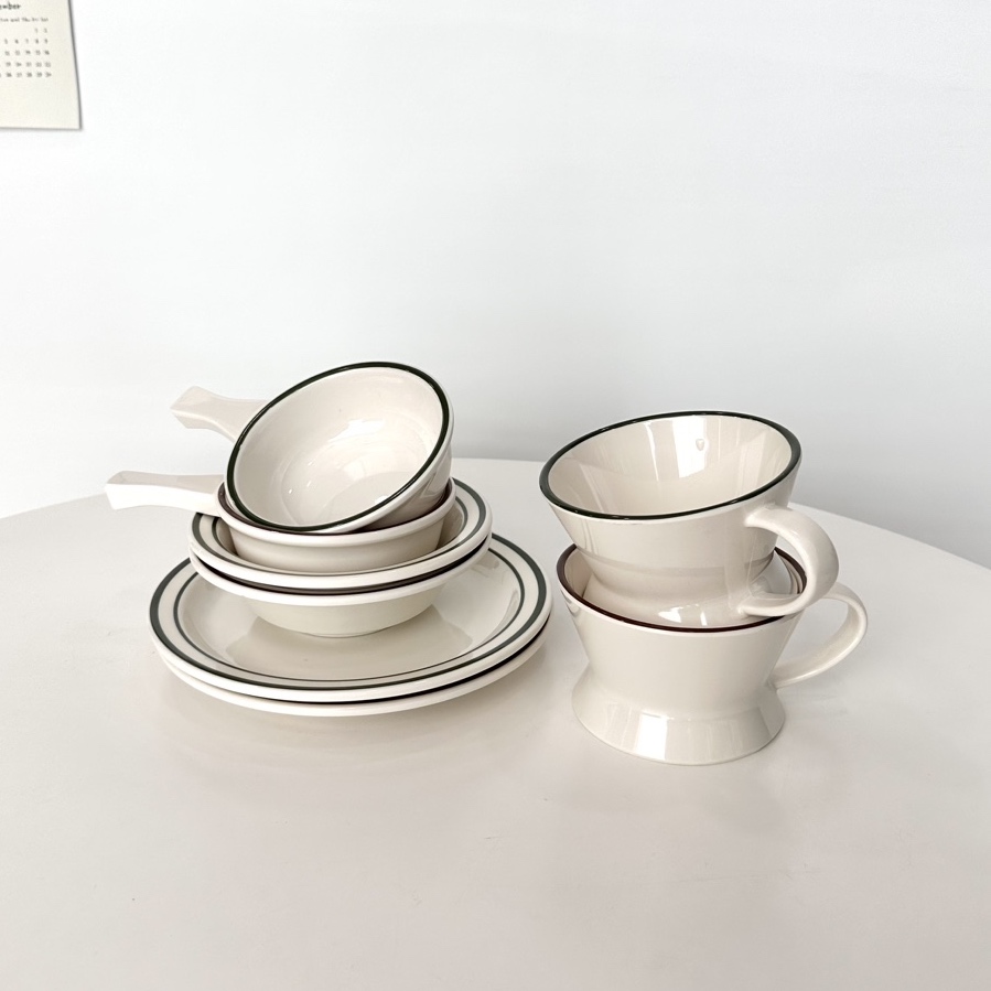 [깨지지 않는 그릇] 2인 캠핑 그릇세트 6p 이스톤라인 멜라민 식기 휴대용 피크닉