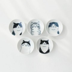 [네코 시리즈 종지] 2types 찬기 소스볼 깊은종지 양념 일식 도자기