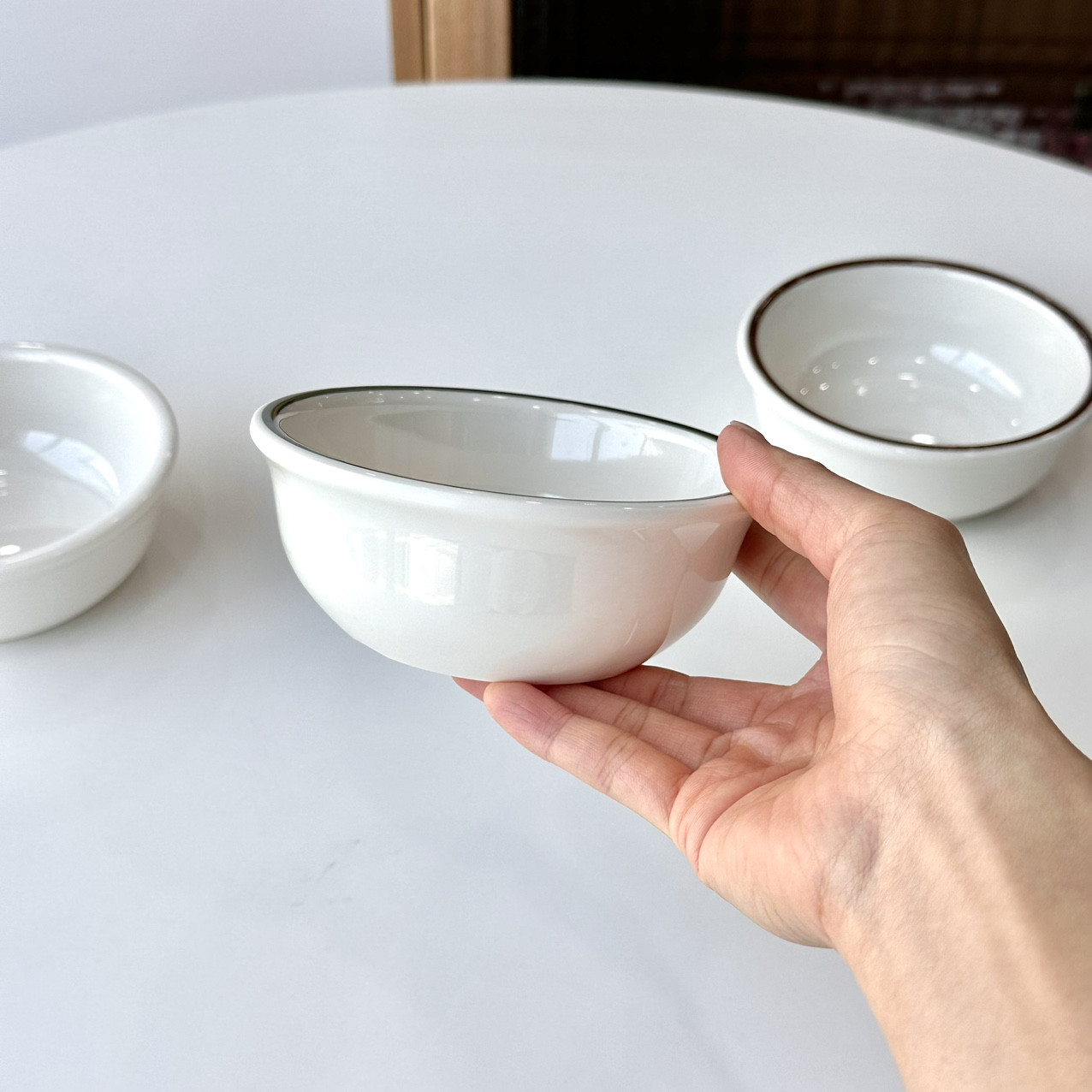 [이스톤라인 공기, 대접] 깨지지 않는 멜라민 그릇세트 신혼부부 식당 요거트볼 아이스크림