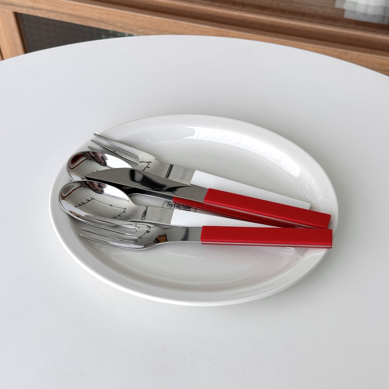 [시라쿠스 뉴욕] 타원접시 브런치 파스타볼 홈카페 오발접시