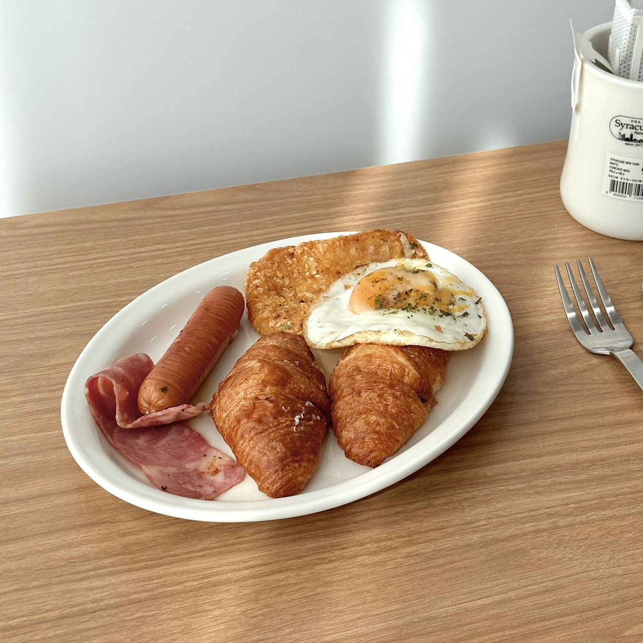 [시라쿠스 뉴욕] 타원접시 브런치 파스타볼 홈카페 오발접시